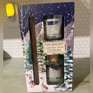 Michel Design Works Diffuser & Votive Candle Set Pine Forest NEW